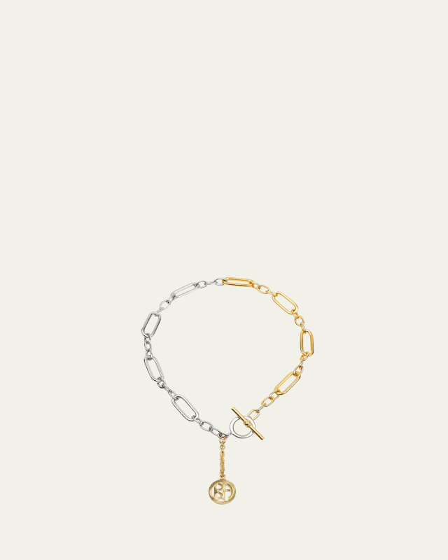 Two-Tone Chain Link Necklace